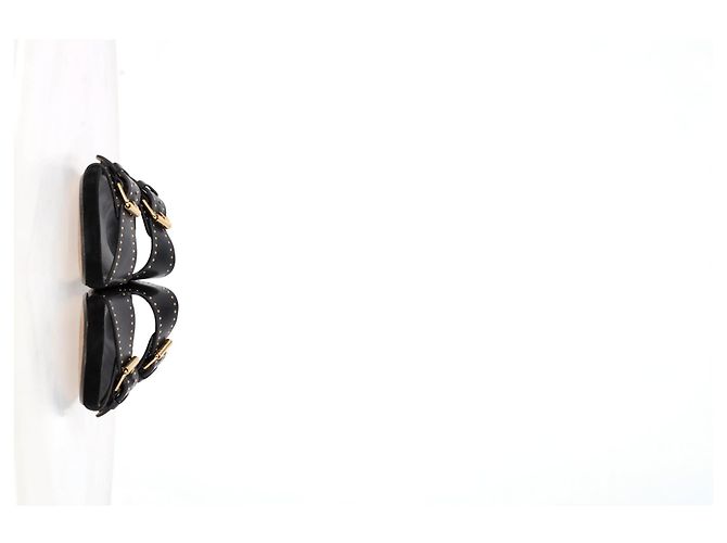 Sandálias Lennyo com studs da Isabel Marant em couro preto - vista 10