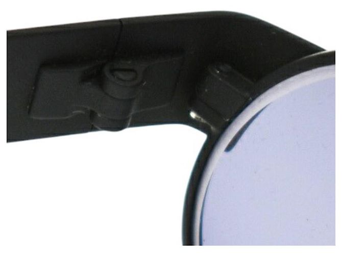 Gafas de sol ovaladas Chanel Black Gold CC Logo 06925 Negro Dorado - vista 3
