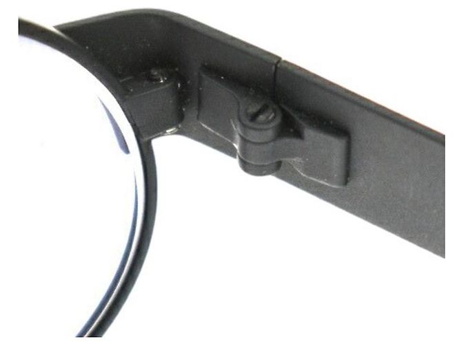 Gafas de sol ovaladas Chanel Black Gold CC Logo 06925 Negro Dorado - vista 6