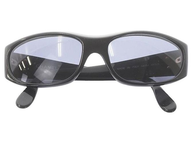 Gafas de sol negras con logo CC dorado Chanel 04154 Negro - vista 5
