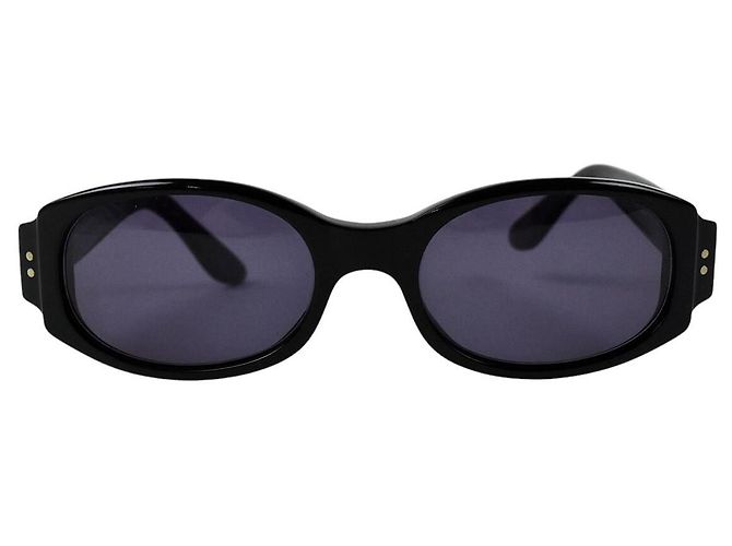 Occhiali da sole Gucci neri con logo argento GG2417 Nero - vista 2