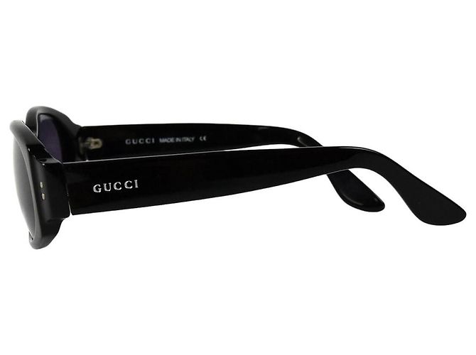 Occhiali da sole Gucci neri con logo argento GG2417 Nero - vista 4