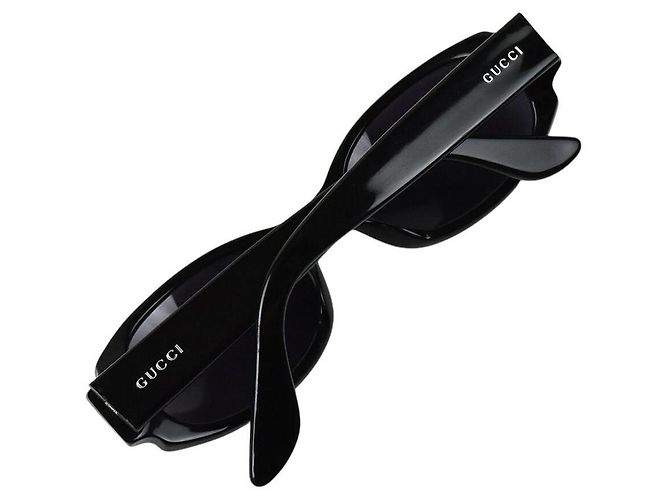Occhiali da sole Gucci neri con logo argento GG2417 Nero - vista 6