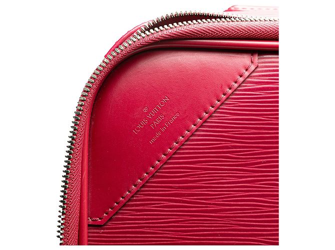 Louis Vuitton Pegase 55 in Epi rosa - vista 5