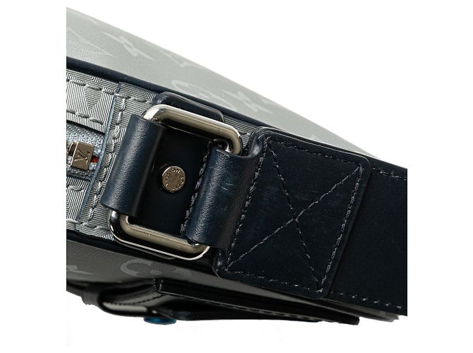 Messenger Satellite Alpha Monogram grigio Louis Vuitton Marrone - view 11