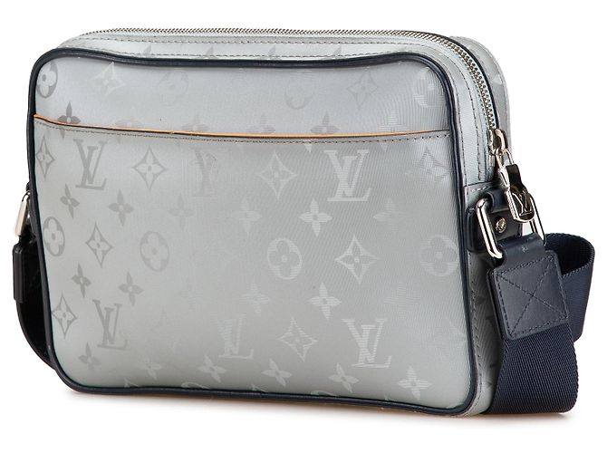 Messenger Satellite Alpha Monogram grigio Louis Vuitton Marrone - view 2