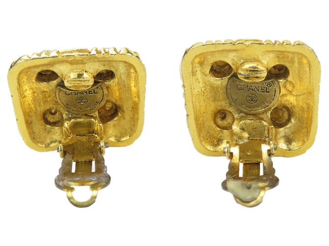 Orecchini a clip placcati oro Chanel D'oro - vista 3