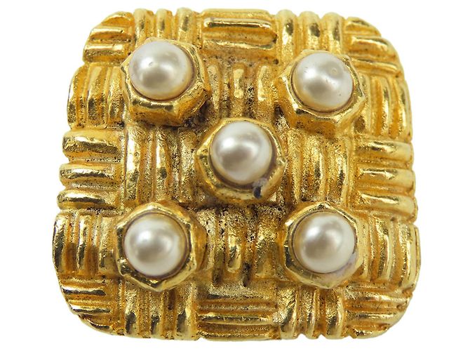 Orecchini a clip placcati oro Chanel D'oro - vista 8