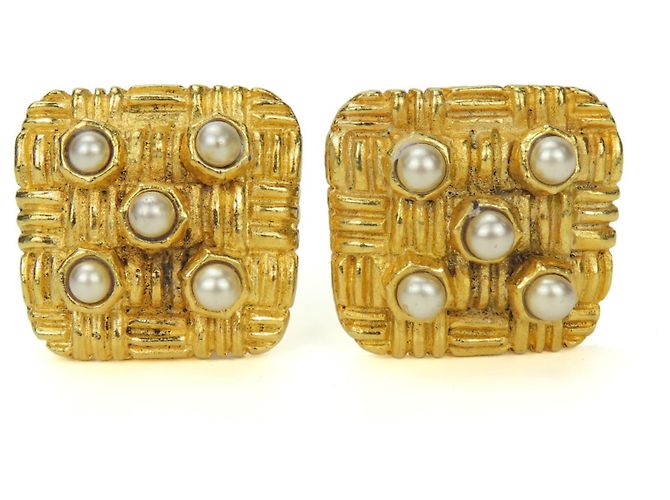 Orecchini a clip placcati oro Chanel D'oro - vista 9