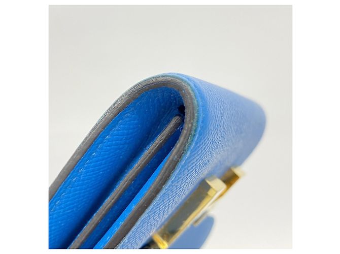 Hermès Cartera Hermes Constance Epsom en Azul Izmir - vista 11
