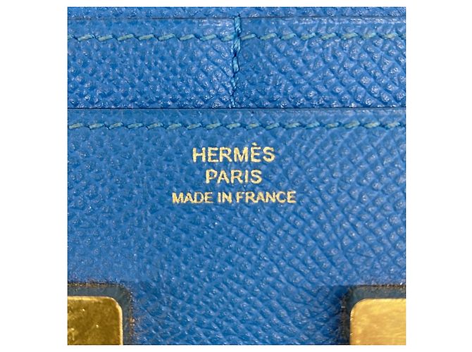 Hermès Cartera Hermes Constance Epsom en Azul Izmir - vista 4