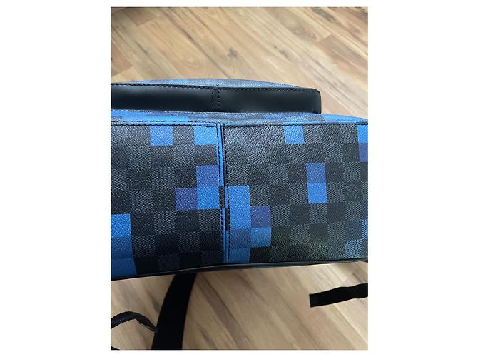 Louis Vuitton Josh Rucksack Limited Edition ( Pixel ) blau - Ansicht 10