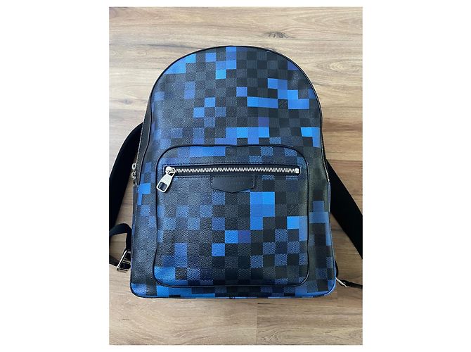 Louis Vuitton Josh Rucksack Limited Edition ( Pixel ) blau - Ansicht 2