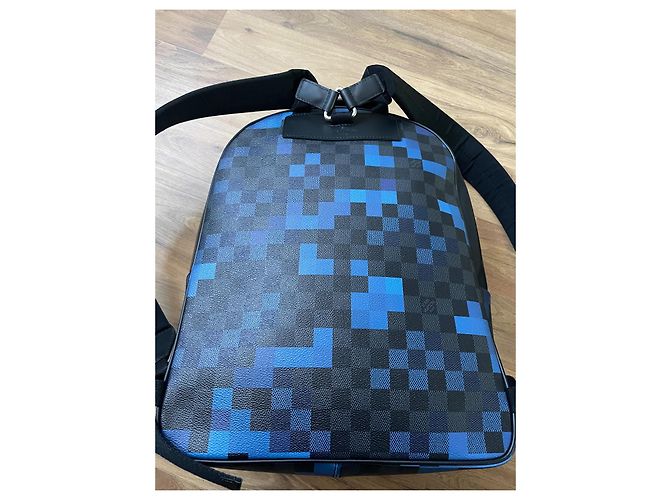 Louis Vuitton Josh Rucksack Limited Edition ( Pixel ) blau - Ansicht 4