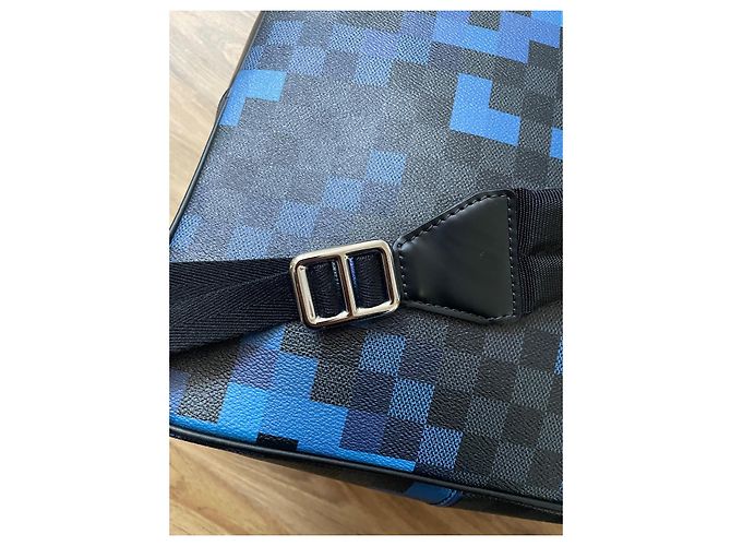 Louis Vuitton Josh Rucksack Limited Edition ( Pixel ) blau - Ansicht 5