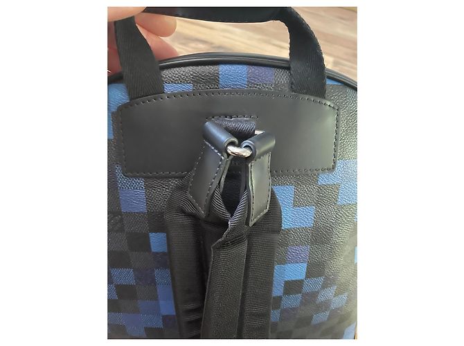 Louis Vuitton Josh Rucksack Limited Edition ( Pixel ) blau - Ansicht 6