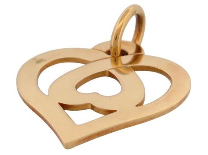 NUEVE COLLAR O.J. PERRIN PENDIENTE CORAZÓN LEYENDAS DUO DUO10-02B ORO 18K NUEVO - vista 3