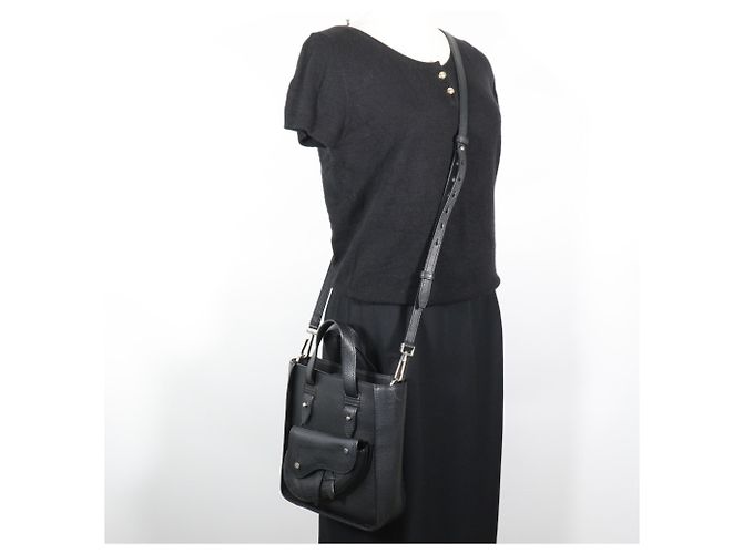 Borsa a mano mini Saddle di Christian Dior Nero - vista 13