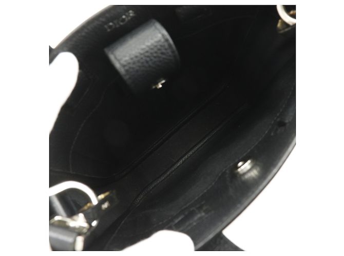 Borsa a mano mini Saddle di Christian Dior Nero - vista 7
