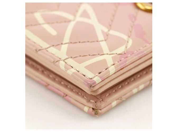 Billetera bi-fold de cuero rosa Gucci - vista 4