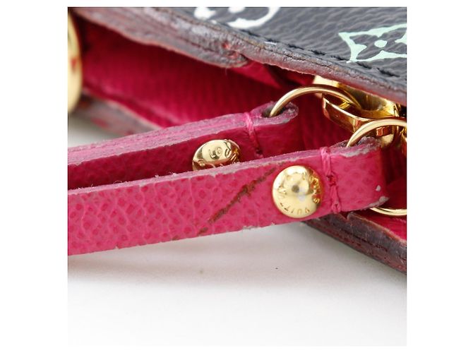 Louis Vuitton Monogram Multicolore Long Wallet Black Pink Red Multiple colors - view 10