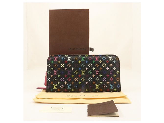 Louis Vuitton Monogram Multicolore Long Wallet Black Pink Red Multiple colors - view 12