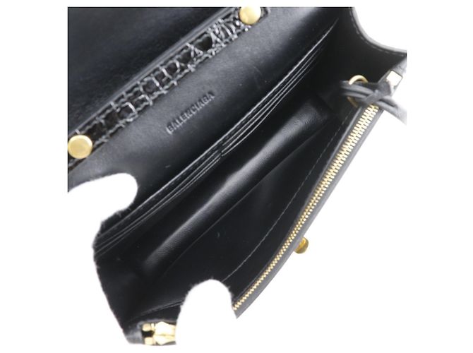 Mini borsa a spalla Balenciaga Nero - vista 5