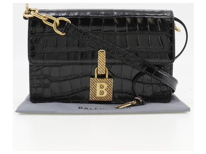 Mini borsa a spalla Balenciaga Nero - vista 9