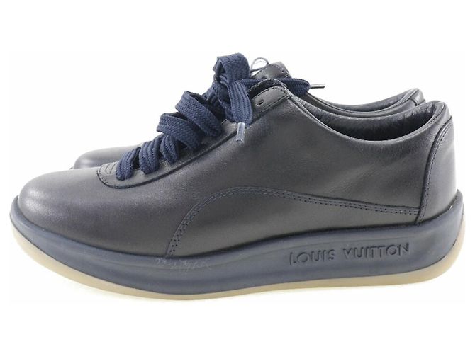 Sneakers in pelle nera Louis Vuitton Nero - vista 2