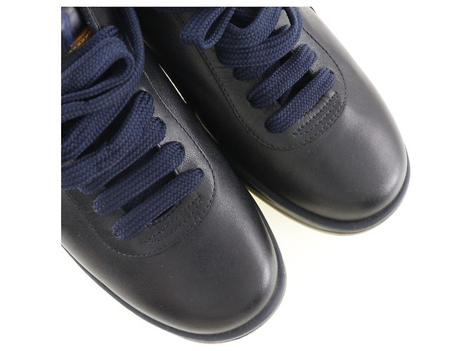 Sneakers in pelle nera Louis Vuitton Nero - vista 4