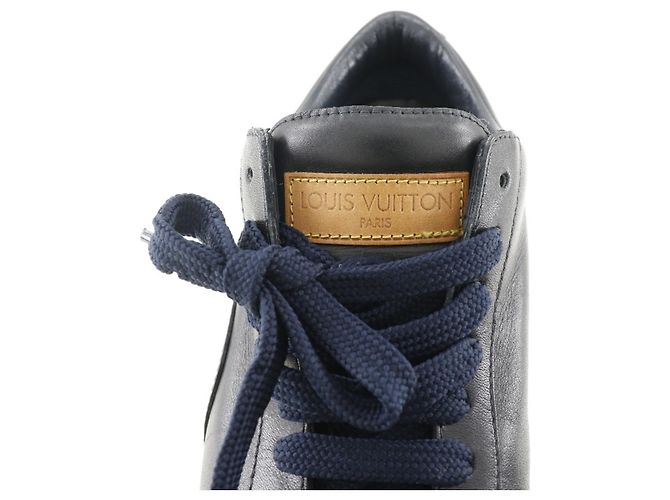 Sneakers in pelle nera Louis Vuitton Nero - vista 8