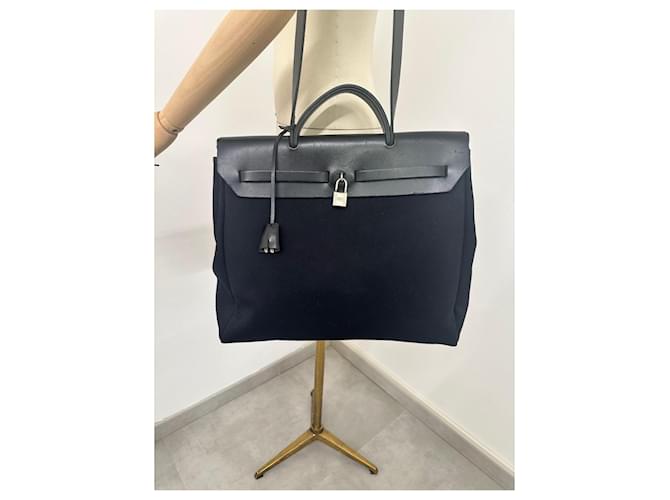 Hermès HERBAG MESSENGER 39 nera Nero - vista 3