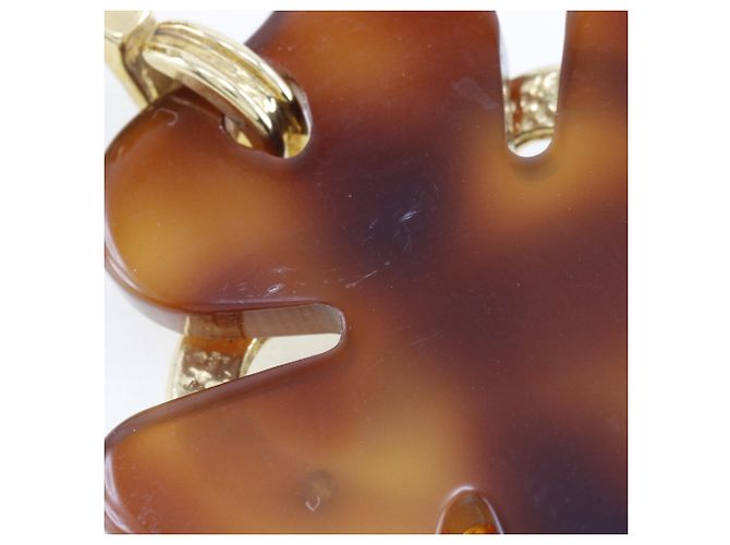 Orecchini a clip a forma di cuore Chanel Coco Mark Marrone - vista 7