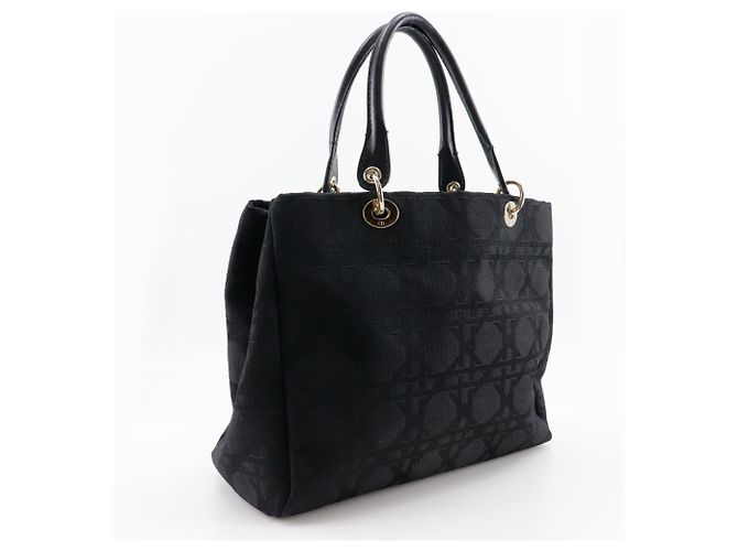 Borsa Tote Canage Christian Dior Nero - vista 3
