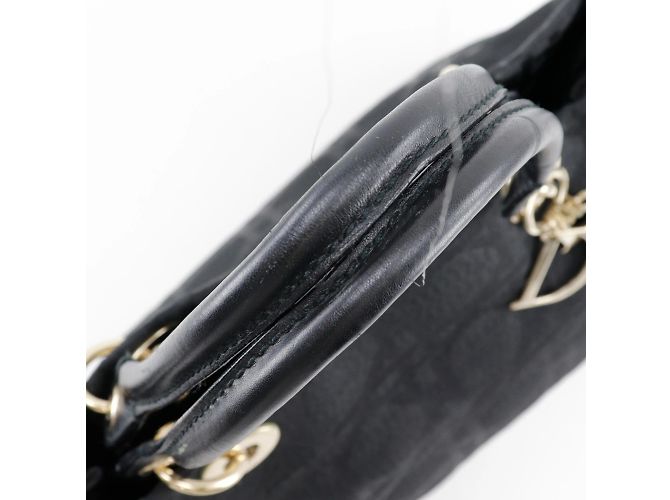 Borsa Tote Canage Christian Dior Nero - vista 8