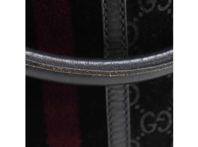Borsa Tote Gucci GG Shelly Line Nero - vista 10