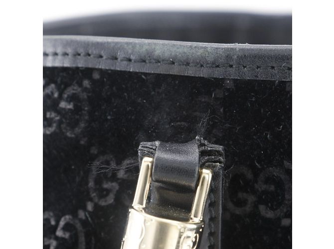 Borsa Tote Gucci GG Shelly Line Nero - vista 12