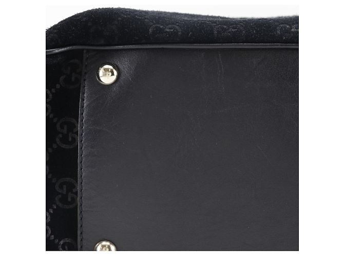 Borsa Tote Gucci GG Shelly Line Nero - vista 14