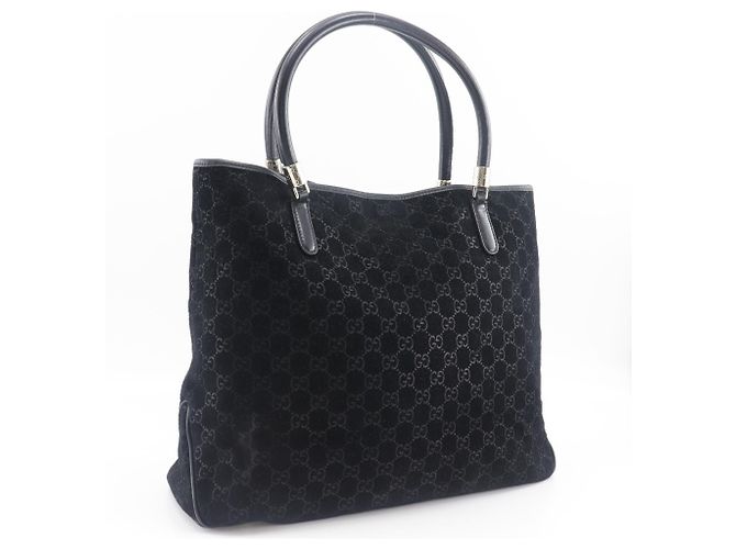 Borsa Tote Gucci GG Shelly Line Nero - vista 3