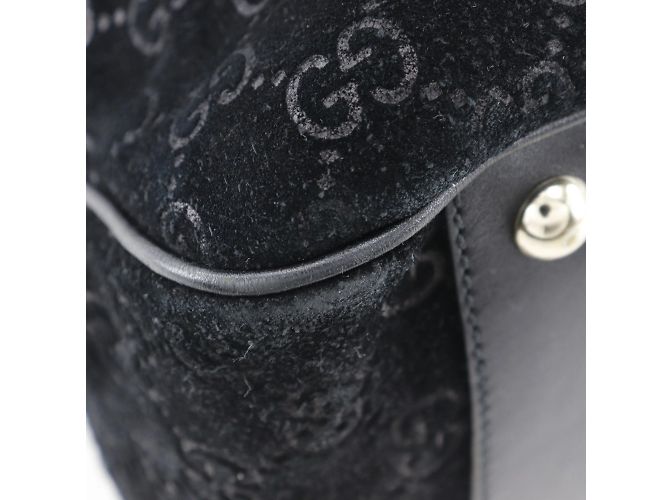 Borsa Tote Gucci GG Shelly Line Nero - vista 4