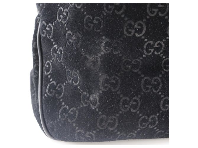 Borsa Tote Gucci GG Shelly Line Nero - vista 8