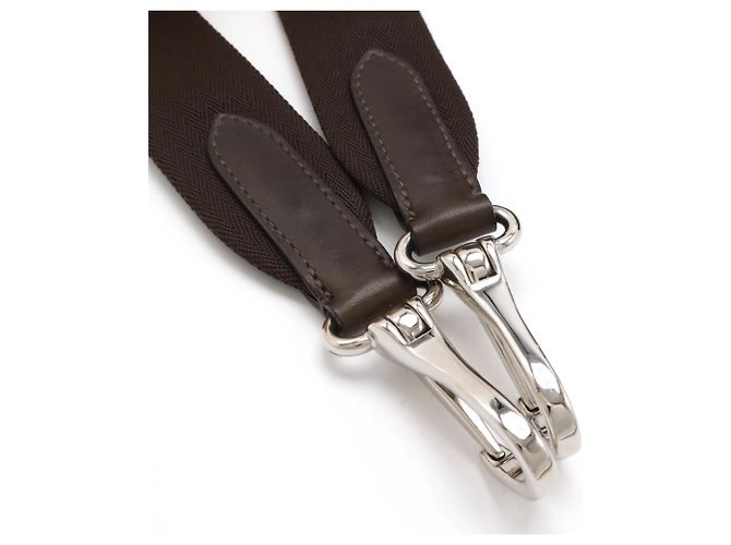 Hermès Borsa per il trasporto di cani Hermes Cachi Marrone scuro - vista 8