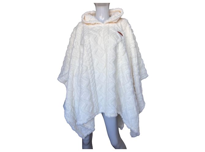 Christian Lacroix Bata Poncho de Noche Blanca Blanco - vista 2