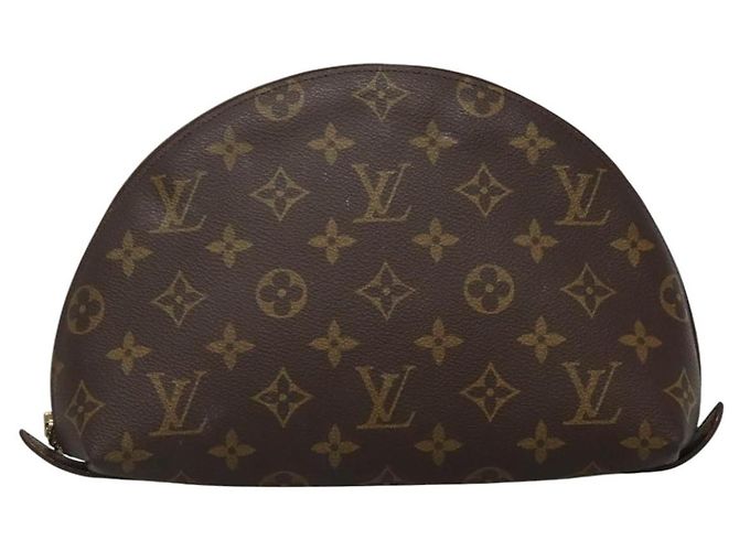 LOUIS VUITTON Pochette Cosmetica Demi Ronde Monogramma M47520 LV Auth BA014 - vista 13