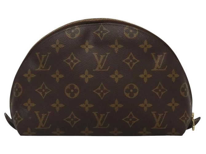 LOUIS VUITTON Pochette Cosmetica Demi Ronde Monogramma M47520 LV Auth BA014 - vista 2