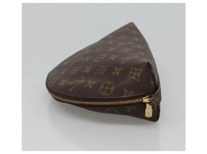 LOUIS VUITTON Pochette Cosmetica Demi Ronde Monogramma M47520 LV Auth BA014 - vista 3