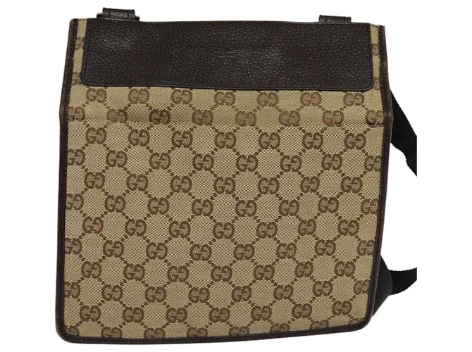 Borsa a Spalla GG Canvas GUCCI Beige 27639 Auth ep7391 - vista 13