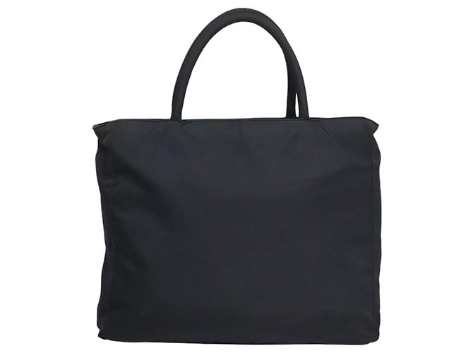 PRADA Bolso de mano de nailon azul marino Auth BA297 - vista 2