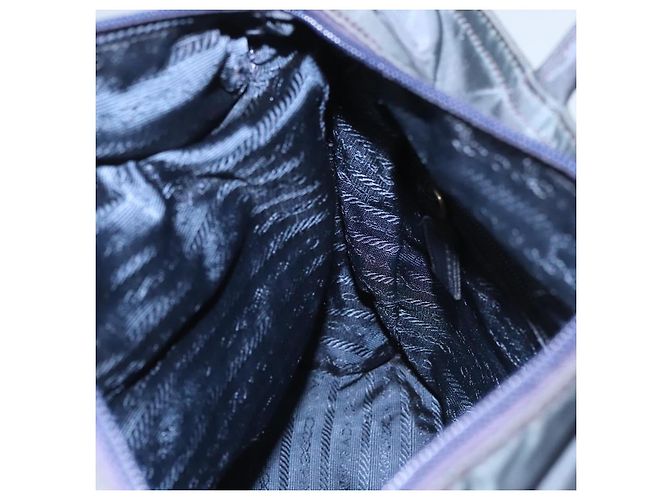 PRADA Bolso de mano de nailon azul marino Auth BA297 - vista 21