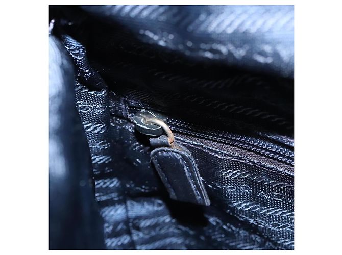 PRADA Bolso de mano de nailon azul marino Auth BA297 - vista 22